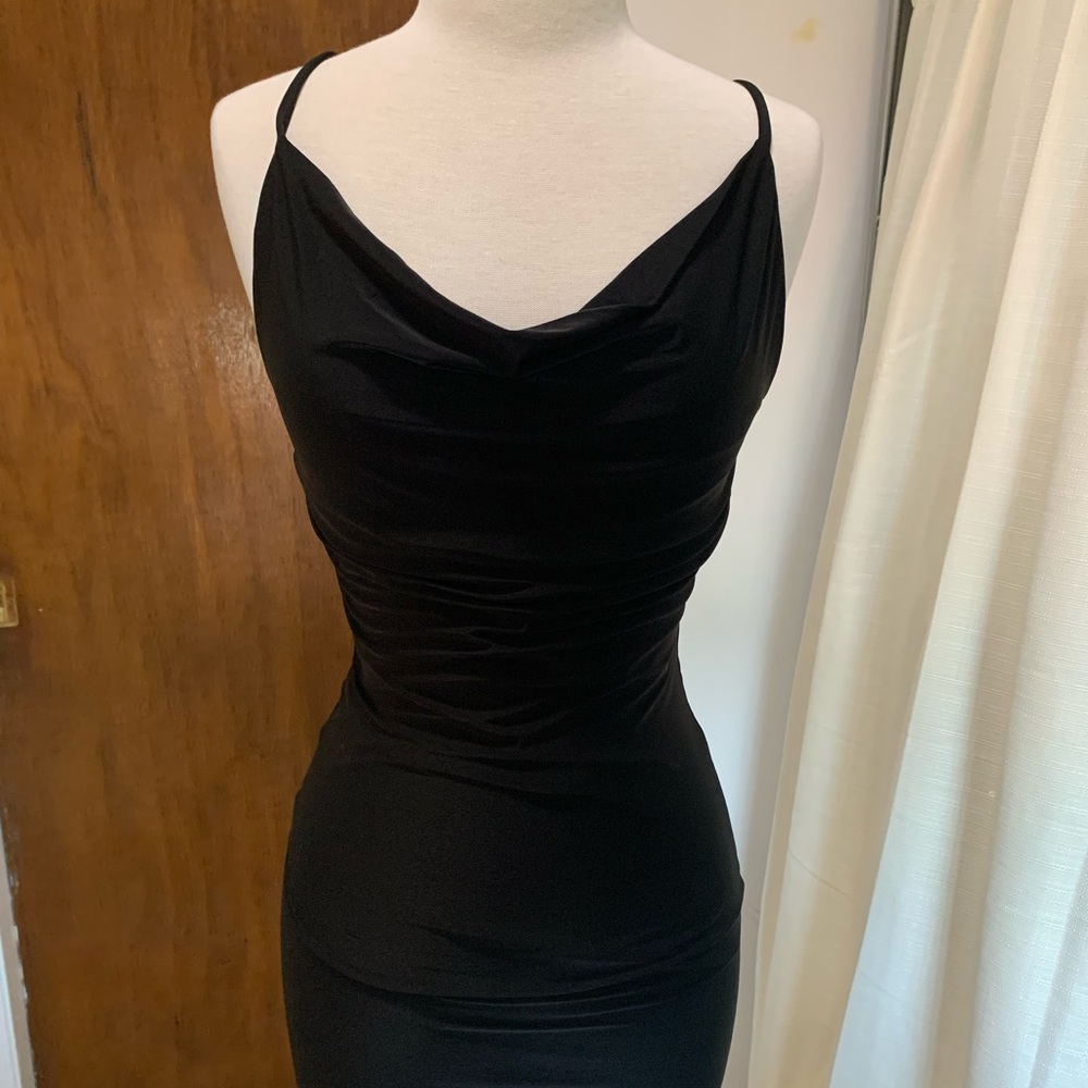 Black mini dress. Never been worn